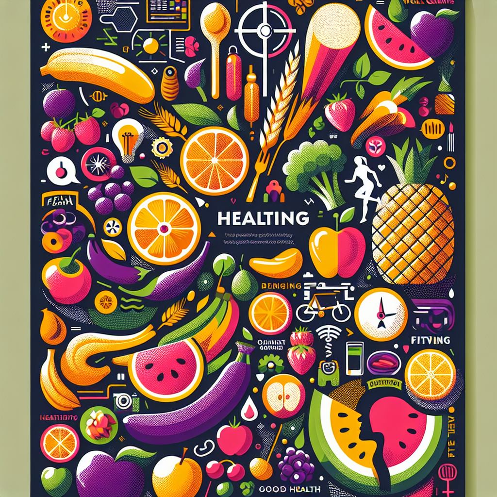 Poster Inovatif untuk Memotivasi Gaya Hidup Sehat dengan Makanan Bergizi