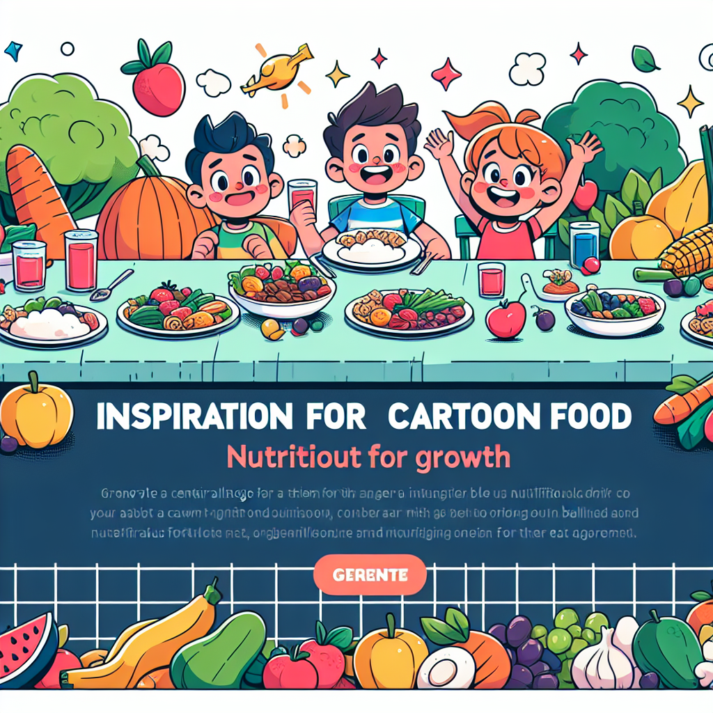 Inspirasi Poster Makanan Sehat Kartun: Makanan Bergizi untuk Tumbuh