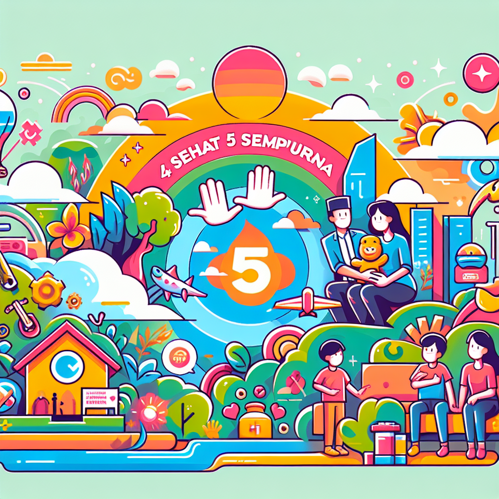 Temukan Pesona “4 Sehat 5 Sempurna” Melalui Gambar Kartun yang Menarik